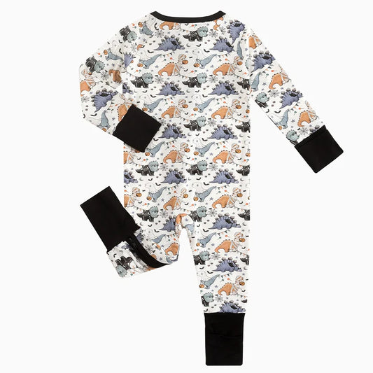 Halloween Costume Dinosaur Bamboo Sleeper Pajamas
