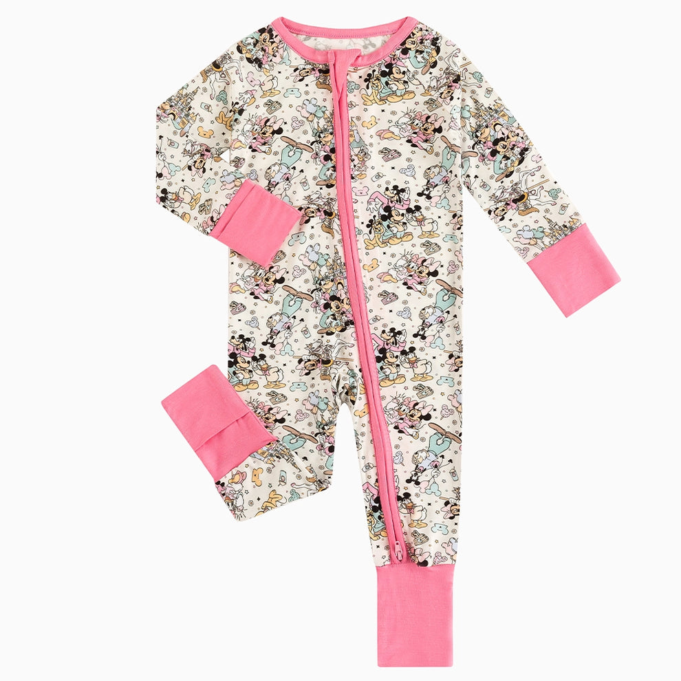 The Gang in Pink Baby Sleeper