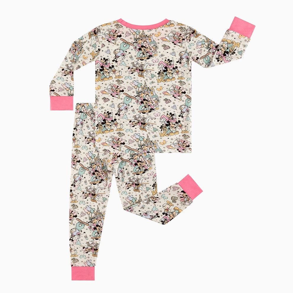 The Gang in Pink Toddler Pajamas