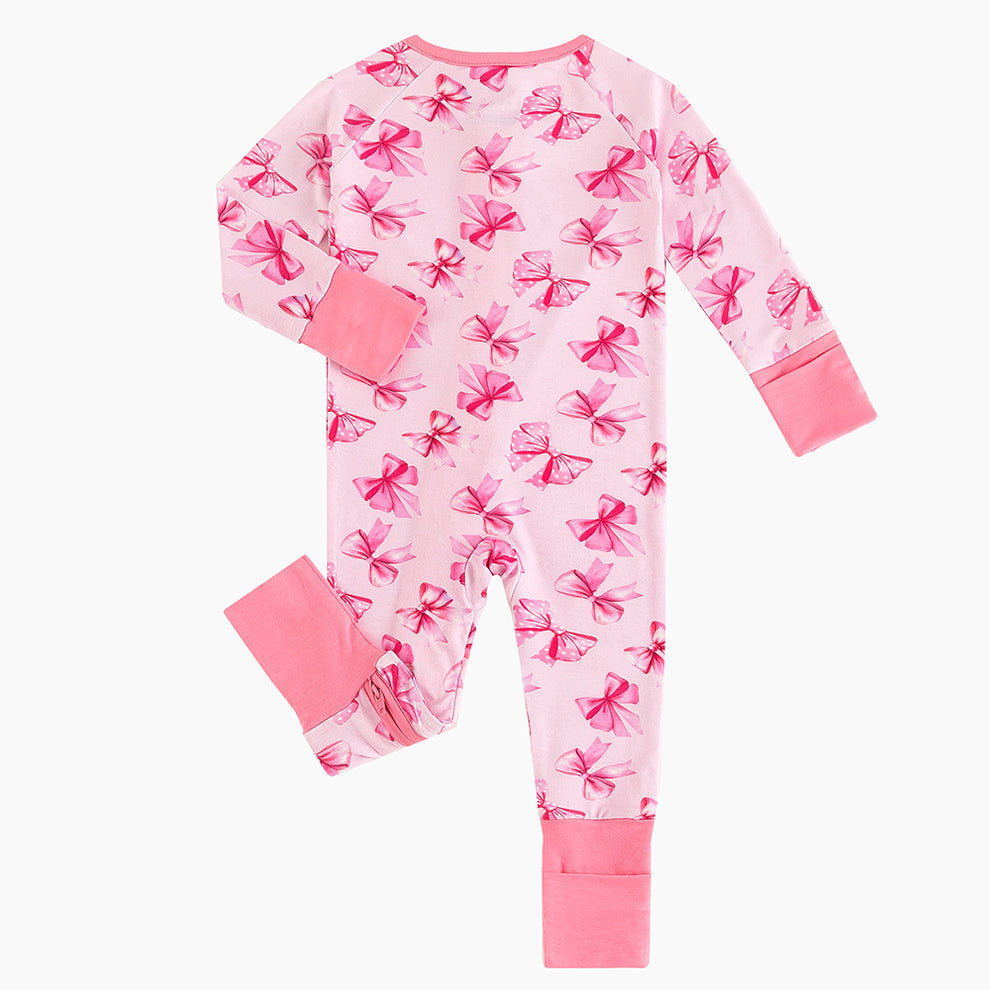 Pink Bows Baby Sleeper