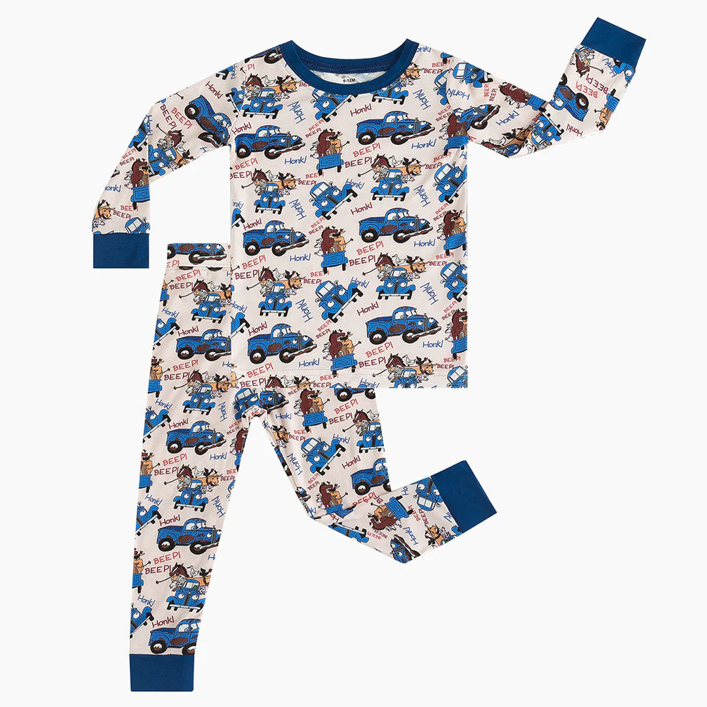 Truck Animals Toddler Pajamas