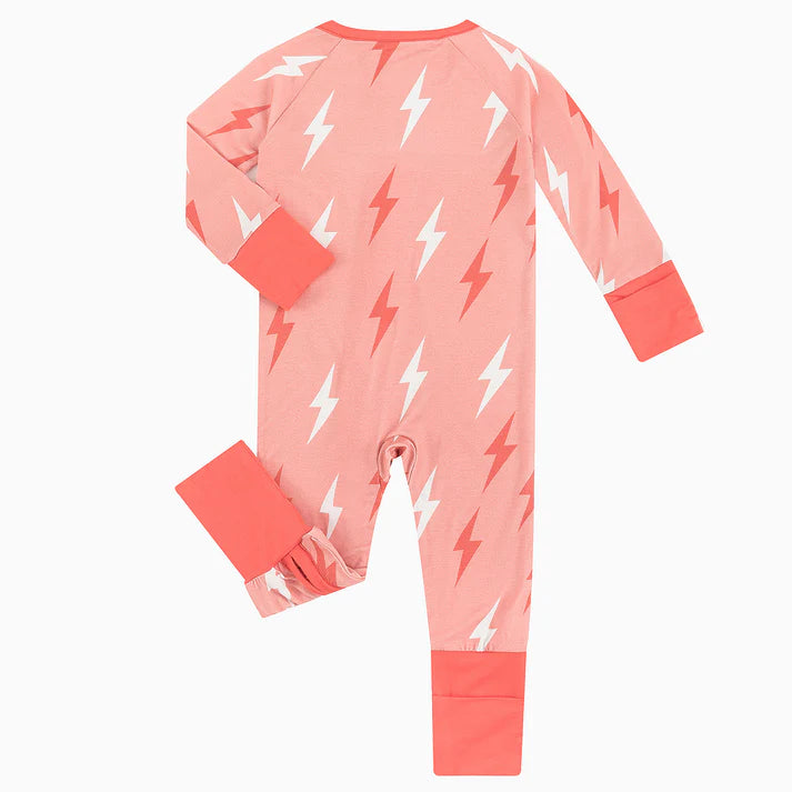 Lightening Bolt Bamboo Sleeper Onesies