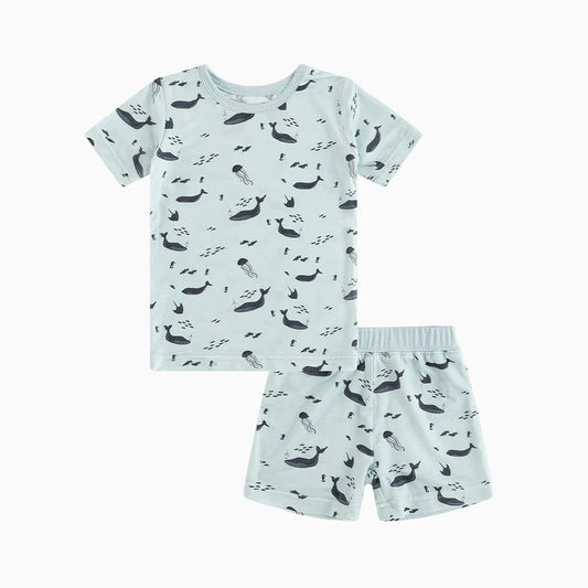 Jellyfish Dolphin and Whales Toddler Pajamas