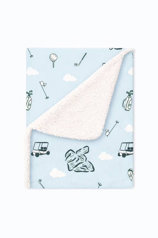 Golf Lover Bamboo Blanket