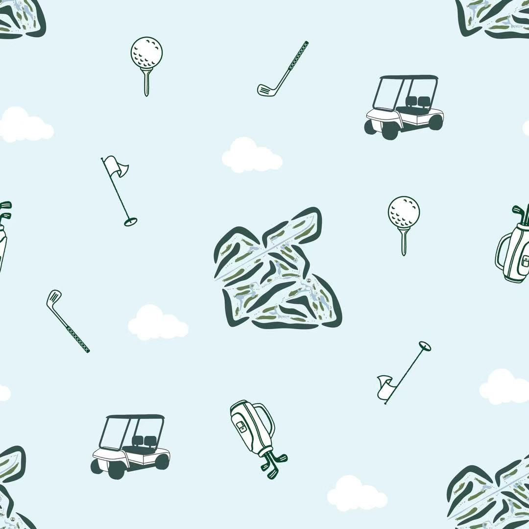 Golf Lover Toddler Pajamas - Pants Set