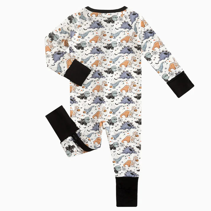 Halloween Costume Dinosaur Bamboo Sleeper Pajamas