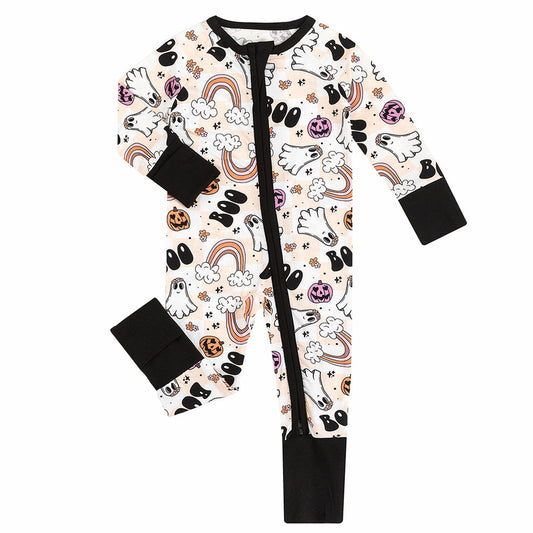 Halloween Pumpkin Rainbow Ghost Baby Sleeper