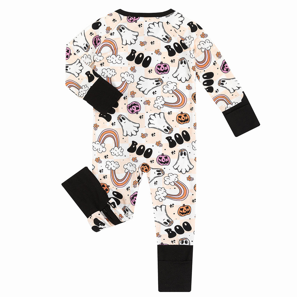 Halloween Pumpkin Rainbow Ghost Baby Sleeper