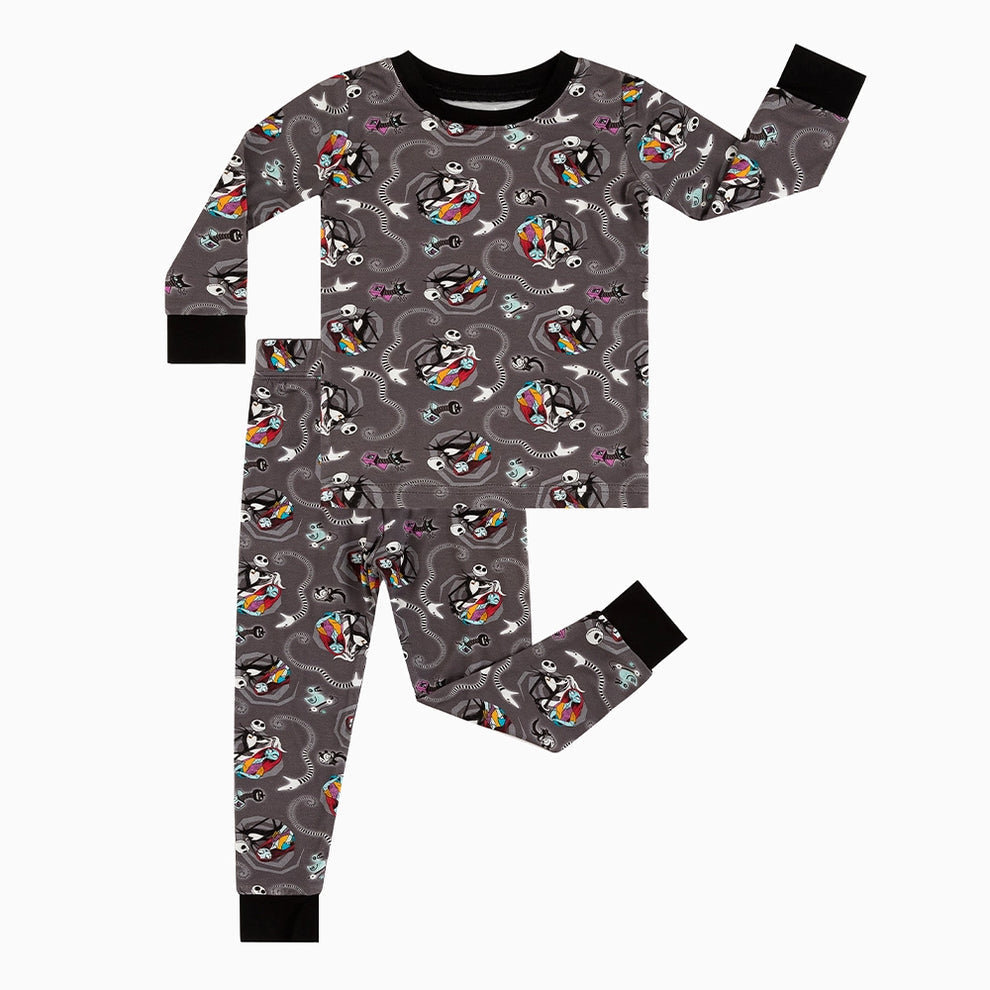 Halloween Skeleton Snake King Toddler Pajamas