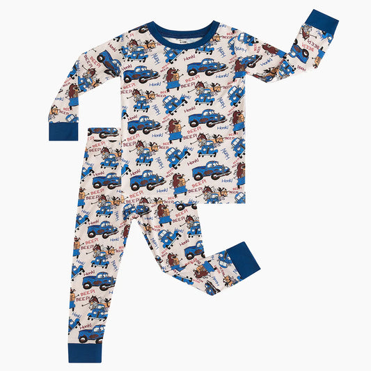 Truck Animals Toddler Pajamas