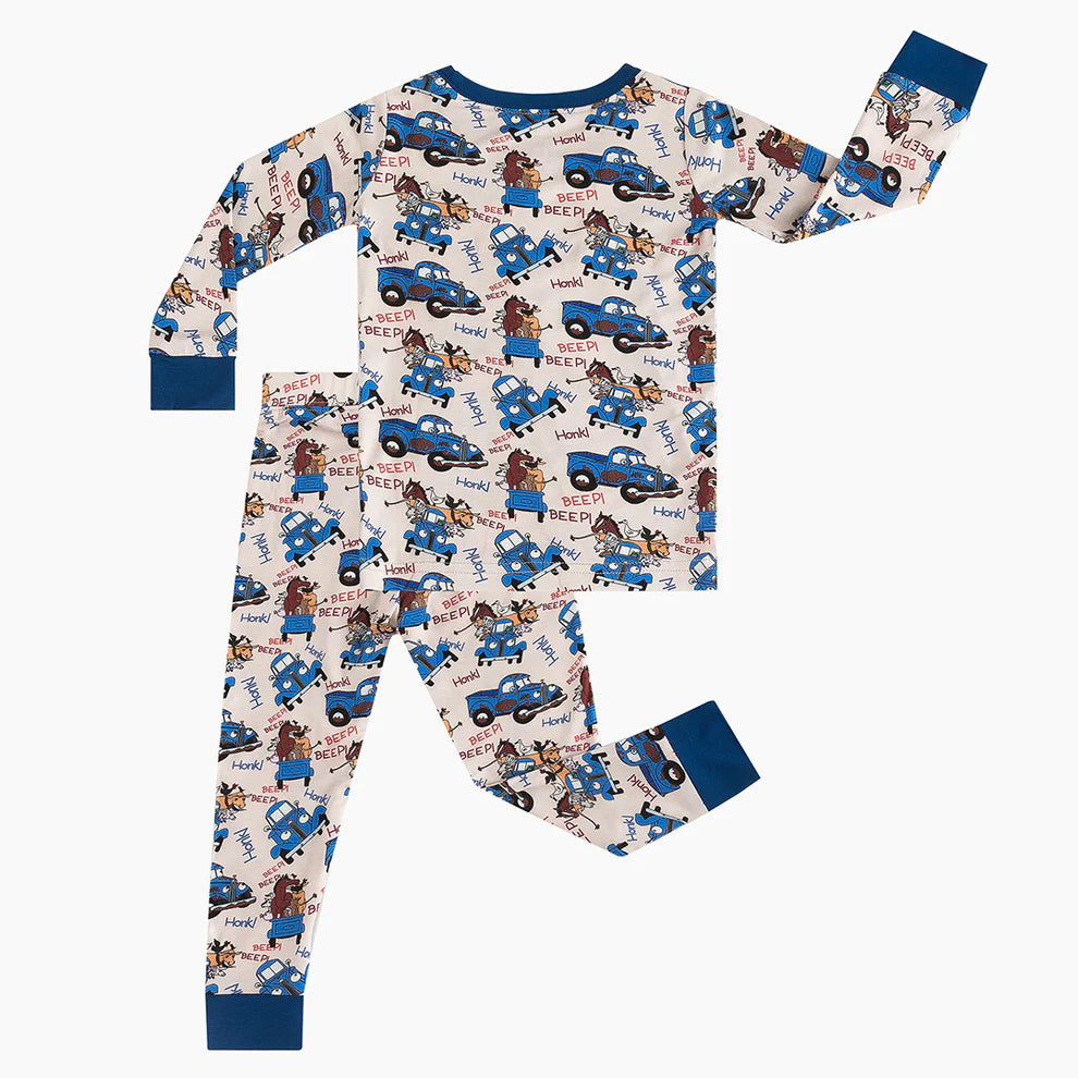 Truck Animals Toddler Pajamas