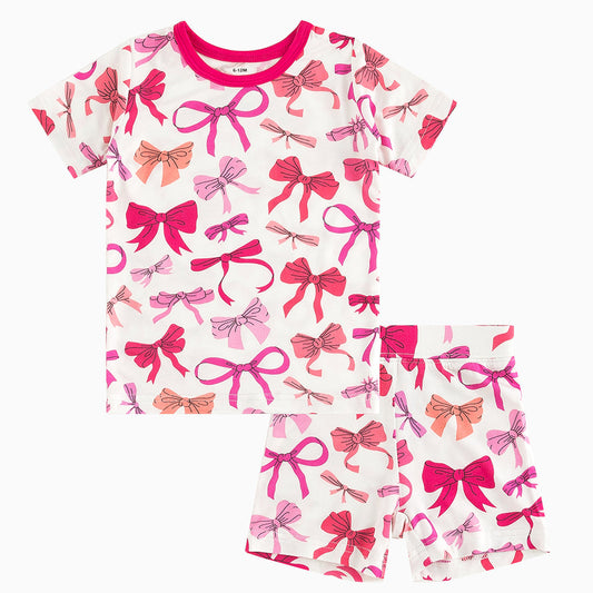 Lots of Pink Bows Toddler Pajamas