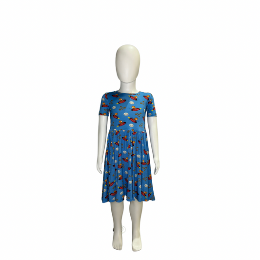Doge to the Moon Youth Dress - Short Sleeve