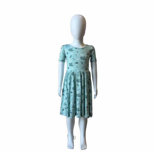 Golf Lover Youth Dress - Short Sleeve