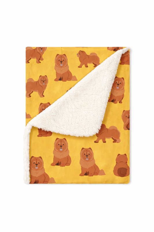 Ted the Chow Chow Bamboo Blanket
