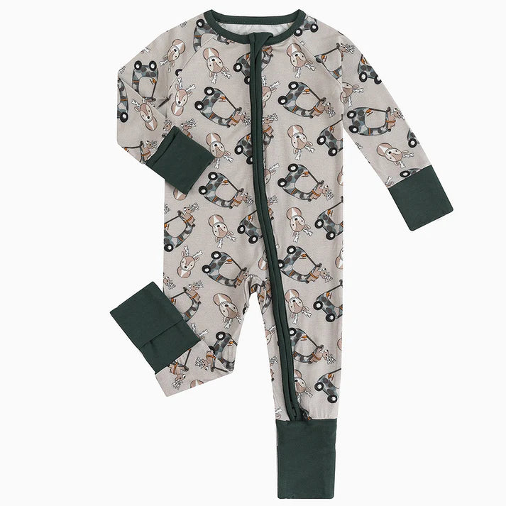 Hunting Season Bamboo Sleeper Onesies