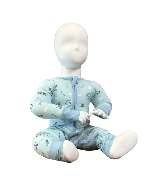 Golf Lover Long Sleeve Baby Sleeper