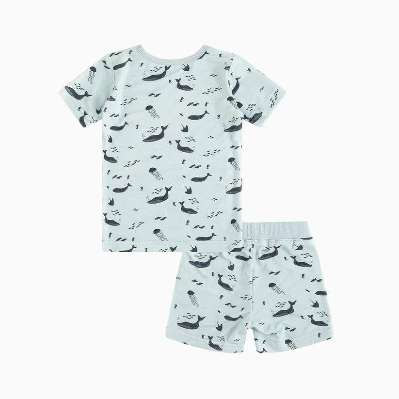 Jellyfish Dolphin and Whales Toddler Pajamas