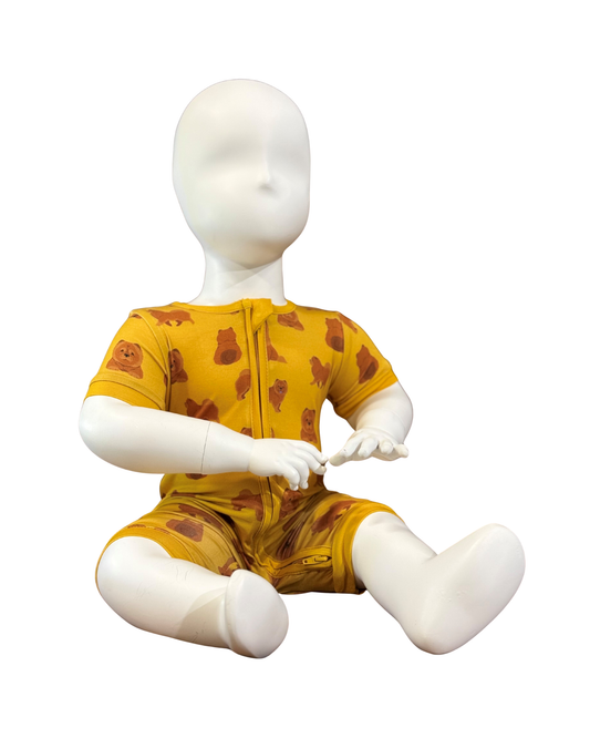 Ted Short Sleeve Baby Jumpsuit